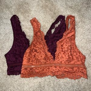 Two VGUC bralettes, Victoria’s Secret XS